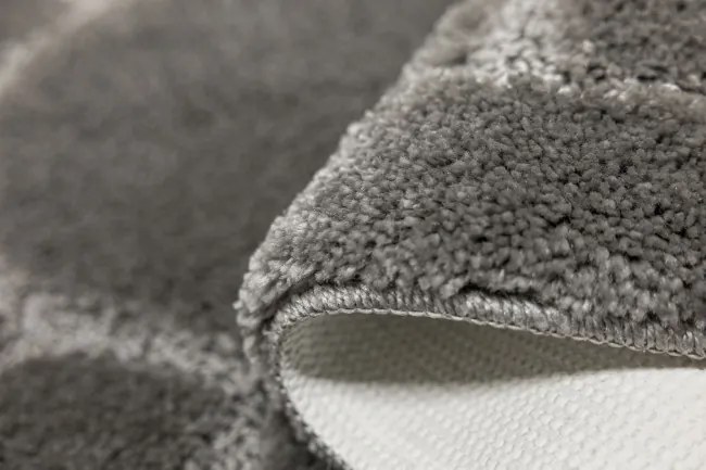 Kúpeľňový koberček OCEAN sivý ovál