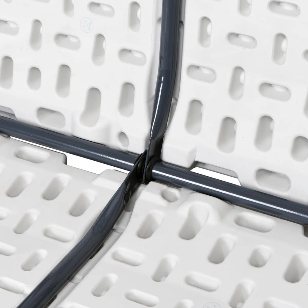 Cateringový skladací stôl Bali 180 cm biely