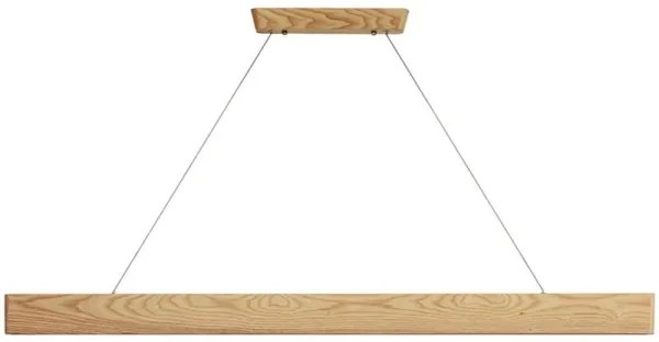 LED Luster na lanku LED/26W/230V 4000K 150 cm jaseň/masív