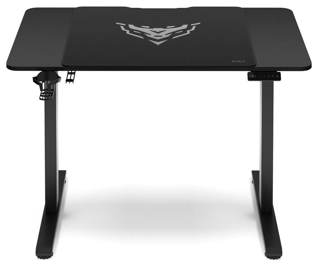 Stôl s elektricky nastaviteľnou výškou 110 cm čierny: Diablo X-Tensio 1100