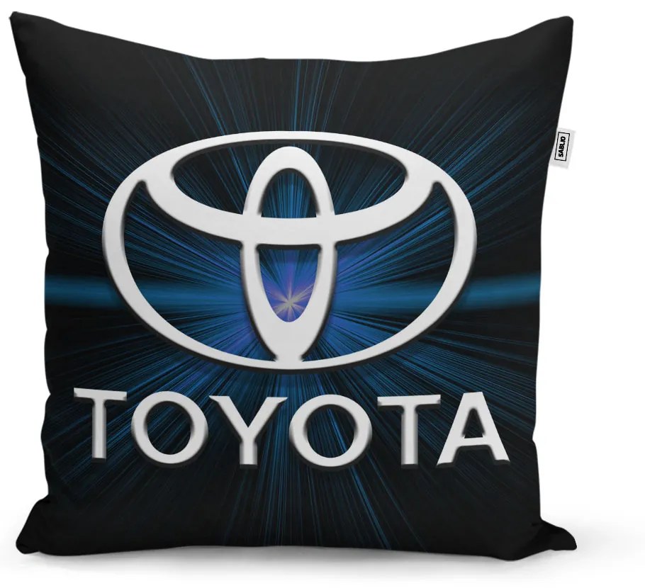 Sablio Vankúš Toyota Blue Glow - 40x40 cm