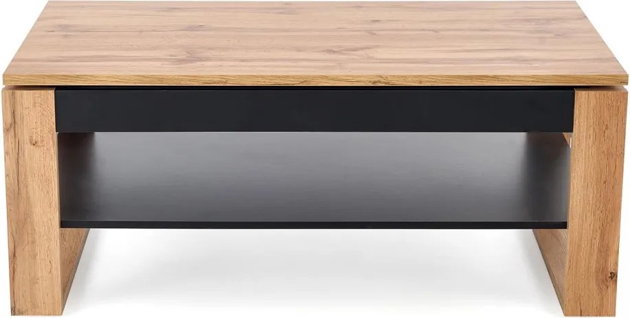 Konferenční stolek Betty s výklopnou deskou dub artisan/černý