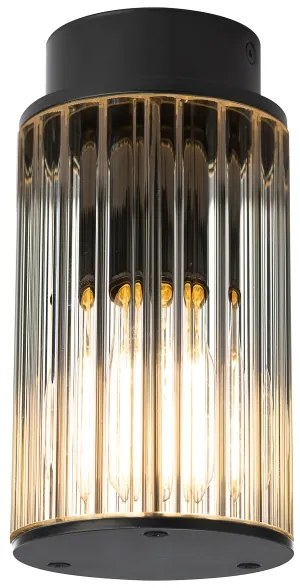 Argon 8773 - Vonkajšie stropné svietidlo NORFOLK 1xE27/15W/230V IP44 čierna