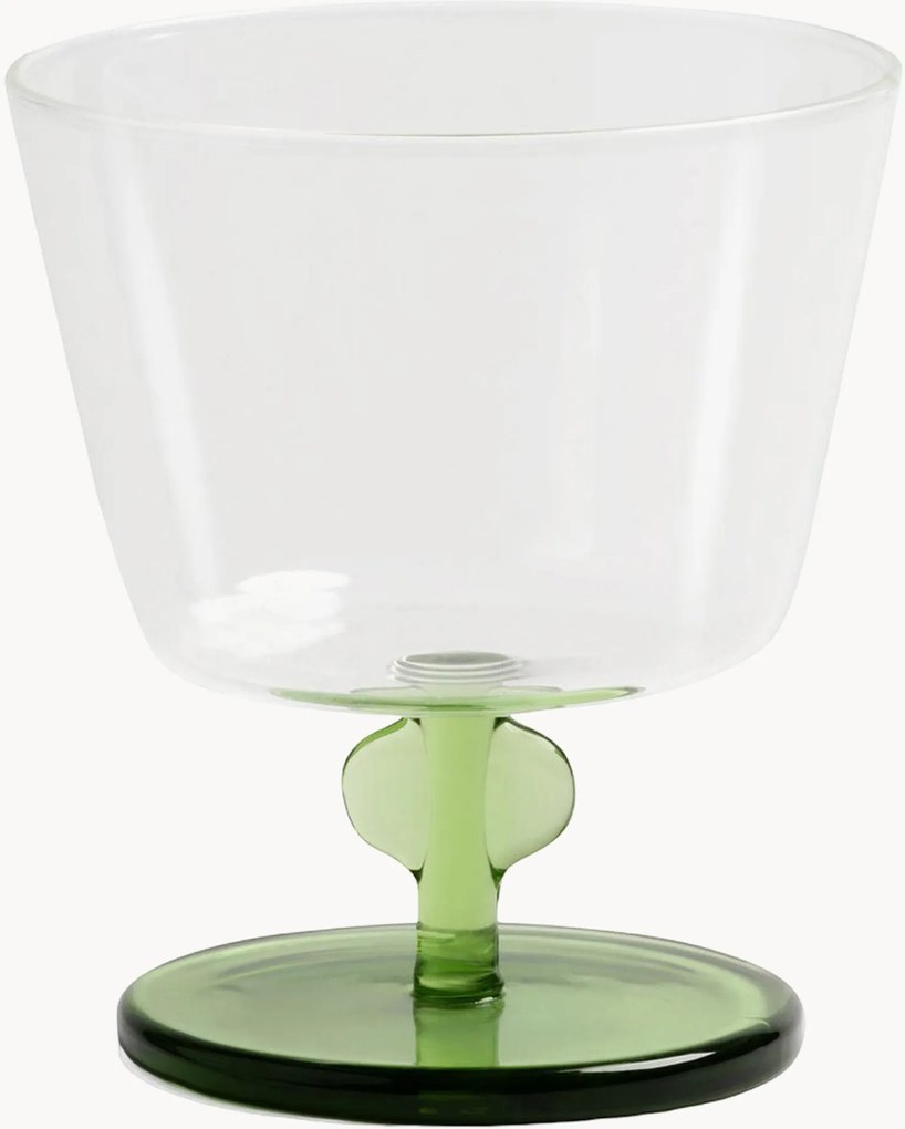 Ručne vyrobené poháre na víno Petal, 2 ks