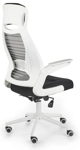 Kancelárska stolička TURI čierna/biela/sivá