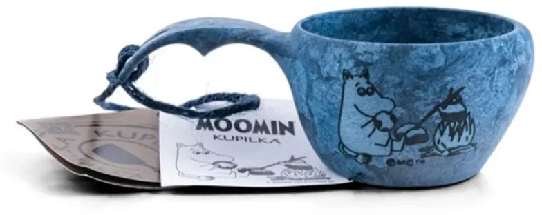 Hrnček kuksa Kupilka Moomin 0,12l, modrý