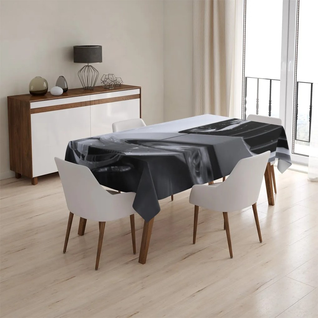 Sablio Obrus Biely športiak - 130x130 cm