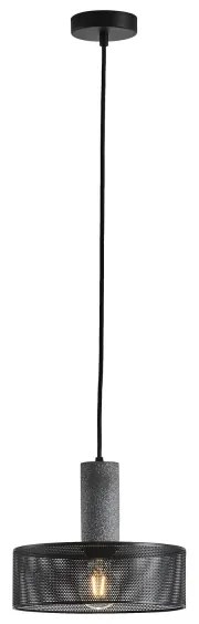 Luster na lanku 1xE27/40W/230V čierna