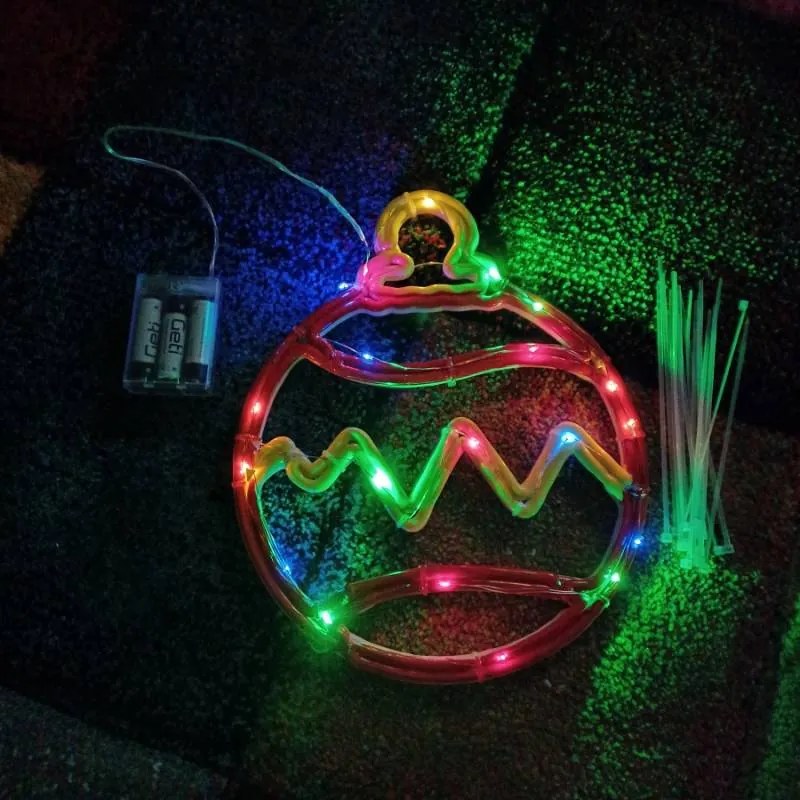 DECOLED Vánoční ozdoba, 30 cm, bílá