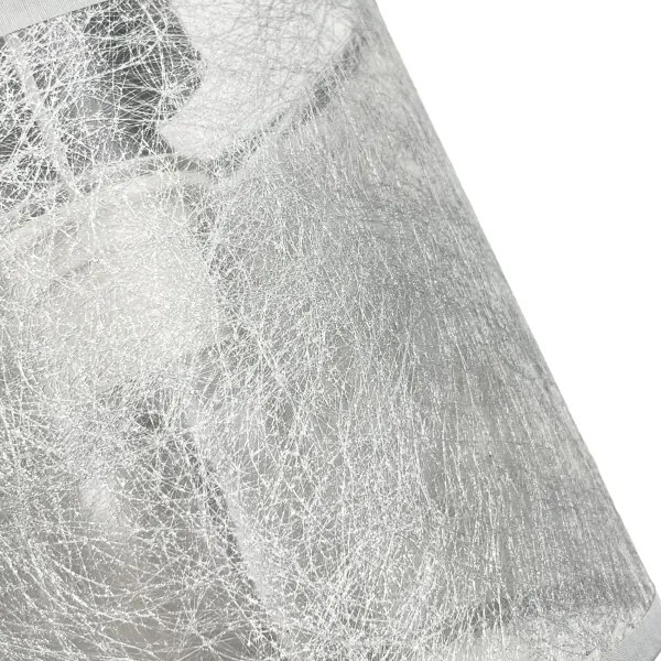 Luster na reťazi ROSA 5xE27/60W/230V čierna/šedá