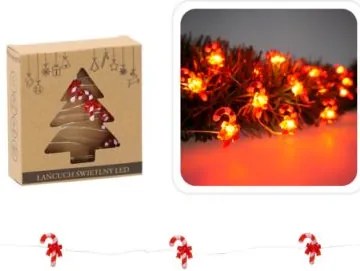 Bestent Svetielka na baterky 20LED 2,2m Candy Cane