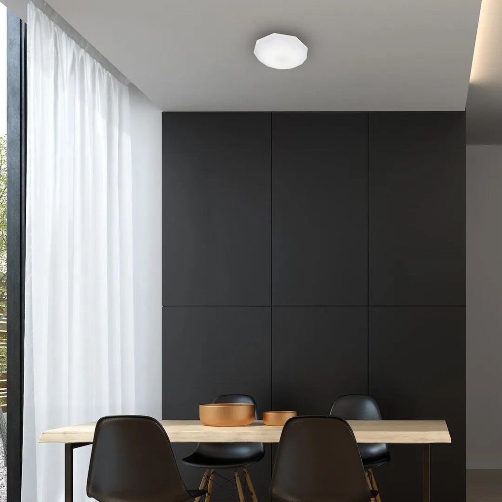 Stropné LED svietidlo Hex, 1x LED 12w, 4000k, (fi 29 cm), w