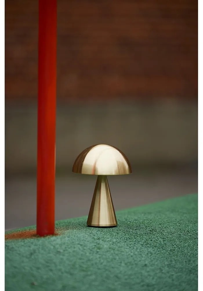 LED stmievateľná stolová lampa v zlatej farbe (výška 20 cm) Mush – Hübsch