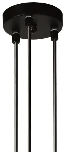 Lucide 46405/03/30 - Luster na lanku EDGAR 3xE27/40W/230V