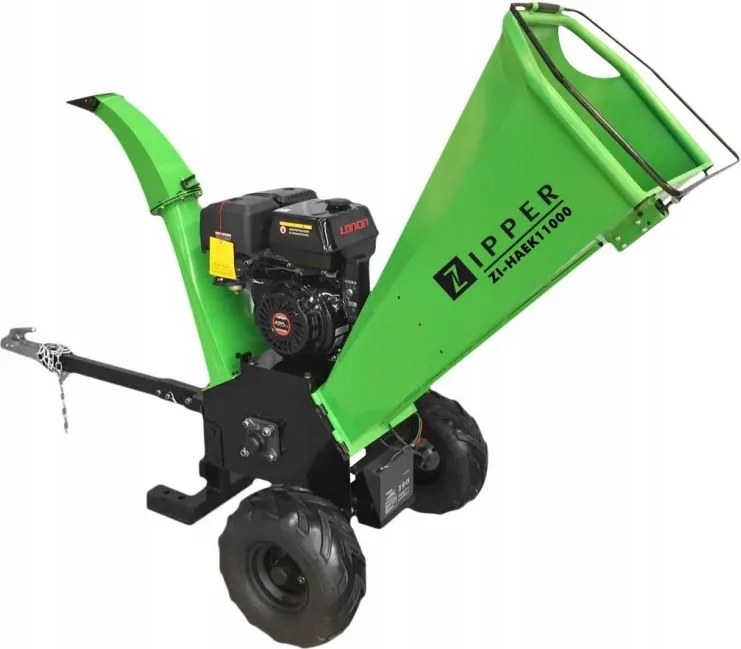 Drvič konárov Zipper s benzínovým štiepačom dreva a konárov