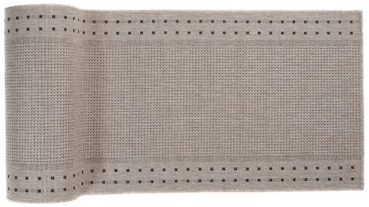 Behúň Floorlux 20329 strieborný / čierny