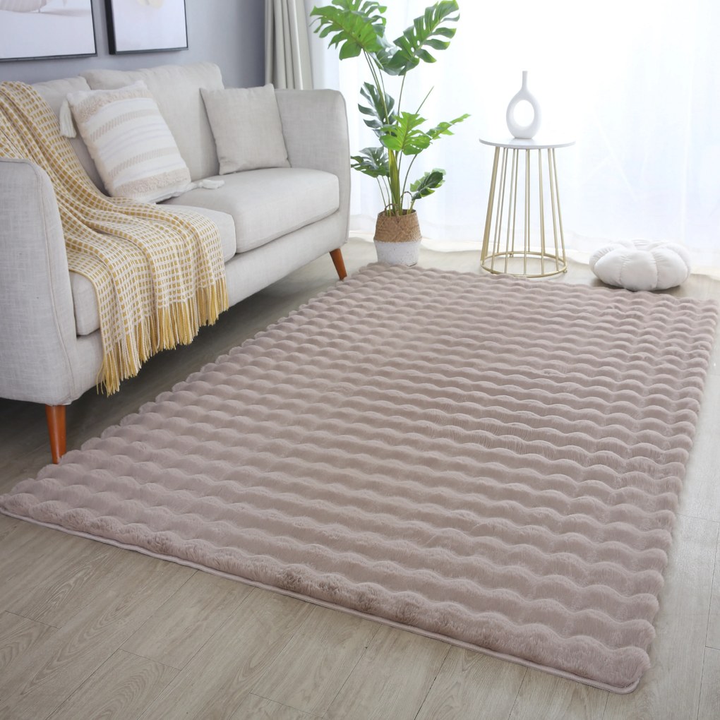 Ayyildiz, Koberec behúň Ambiance 5110 Beige, 80x250, béžová, obývacia izba