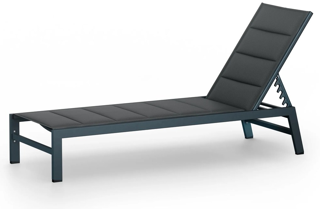 Blumfeldt Renazzo Lounge ležadlo, nosnosť 120 kg, 5-stupňové, vodoodpudivé