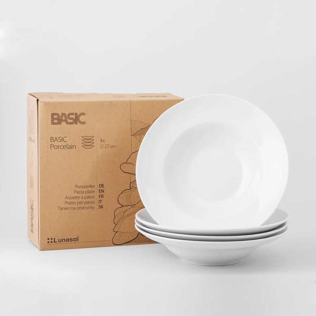 Set tanierov na cestoviny 27 cm, 4 ks - Basic - 490804