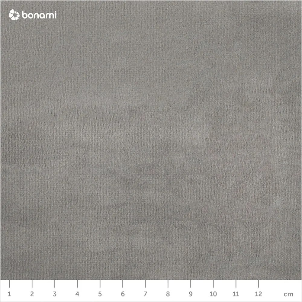 Sivá čalúnená dvojlôžková posteľ s úložným priestorom s roštom 180x200 cm Casey – Mazzini Beds