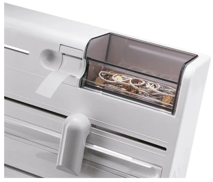 Biely nástenný plastový držiak na fólie a papierové utierky Parat – LEIFHEIT