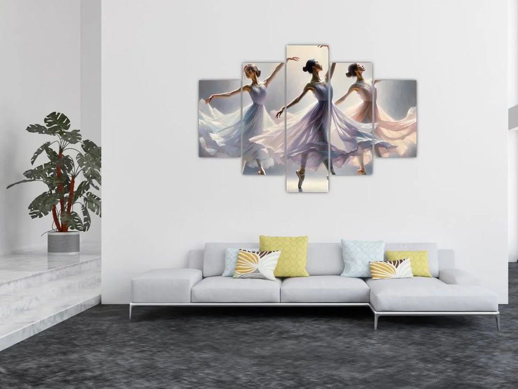 Obraz - Tri baletky (150x105 cm)