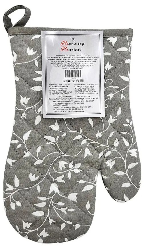 Kuchynská rukavica OTC-10909 17x27 cm lístie