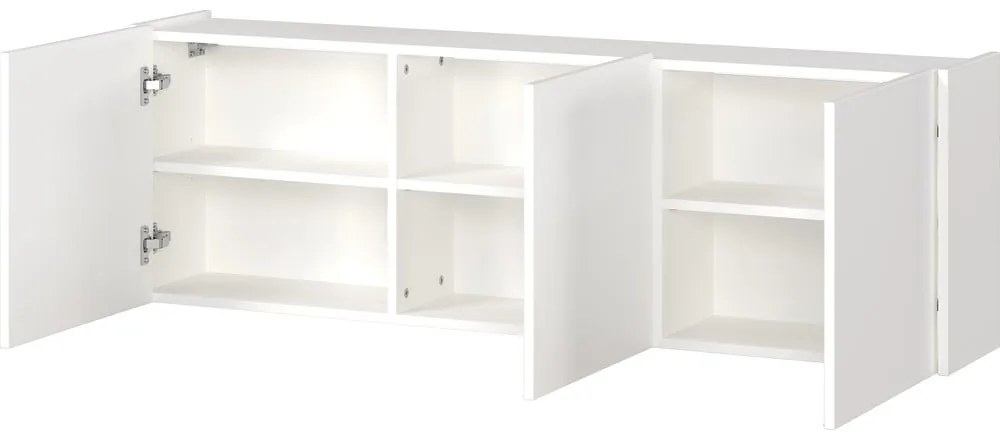 Biely TV stolík 138x45 cm Piana – Germania