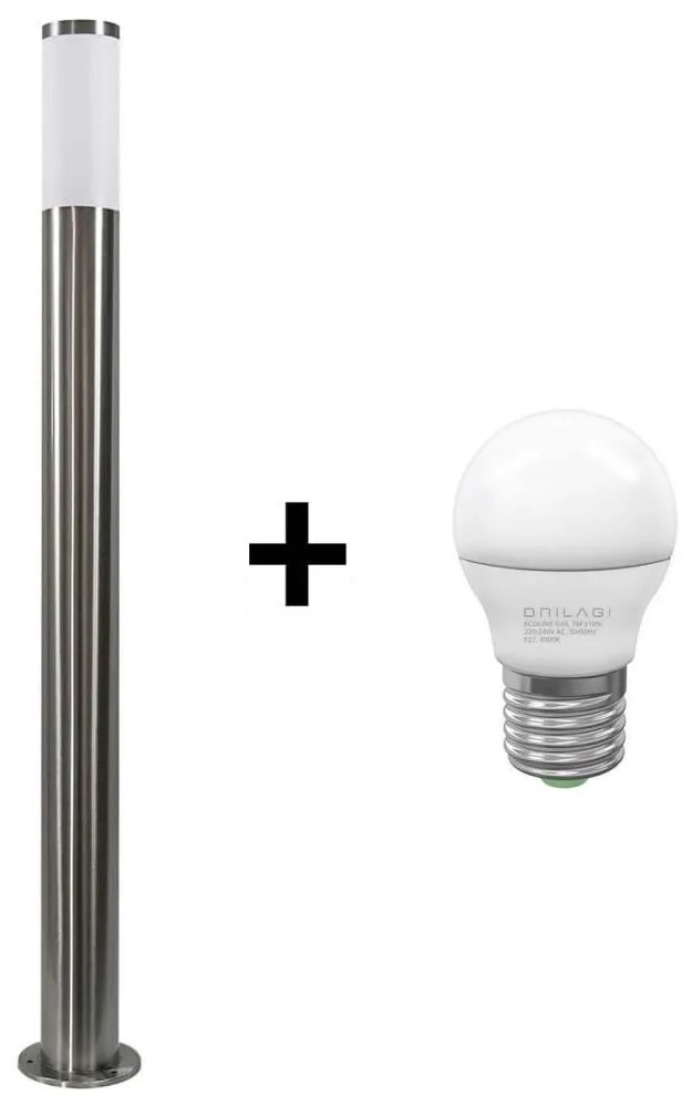 Polux LED Vonkajšia lampa LIVIA 1xE27/7W/230V 4000K IP44 LEDSA0464