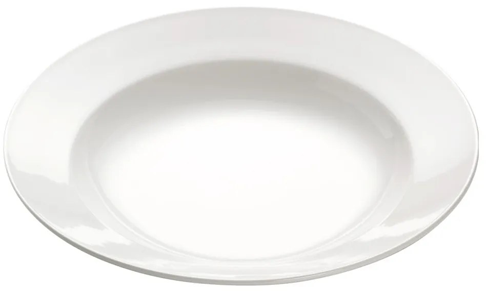 Biely porcelánový tanier na cestoviny Maxwell &amp; Williams Basic Bistro, ø 28 cm