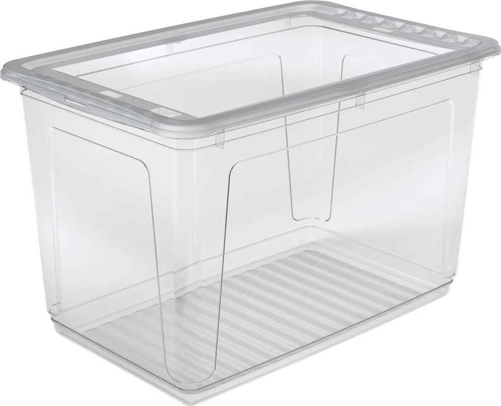 Keeeper Úložný box s víkem (má 2 funkce) BEA Clearbox 52L, 59 x 39 x 35 cm