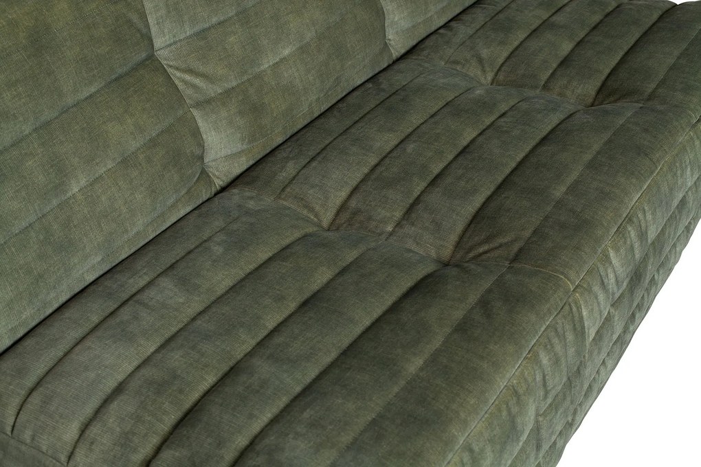 Trojmiestna zamatová pohovka Bag 75 × 160 × 90 cm