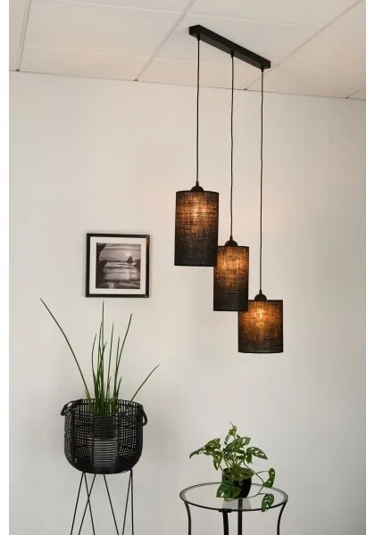 Brilagi - Luster na lanku TUBES 3xE27/15W/230V čierna