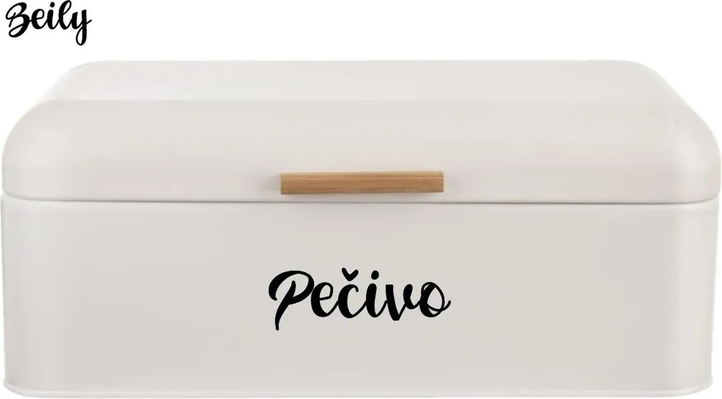 Orion 2. akosť - Chlebník biely, veľký na PEČIVO, plechový