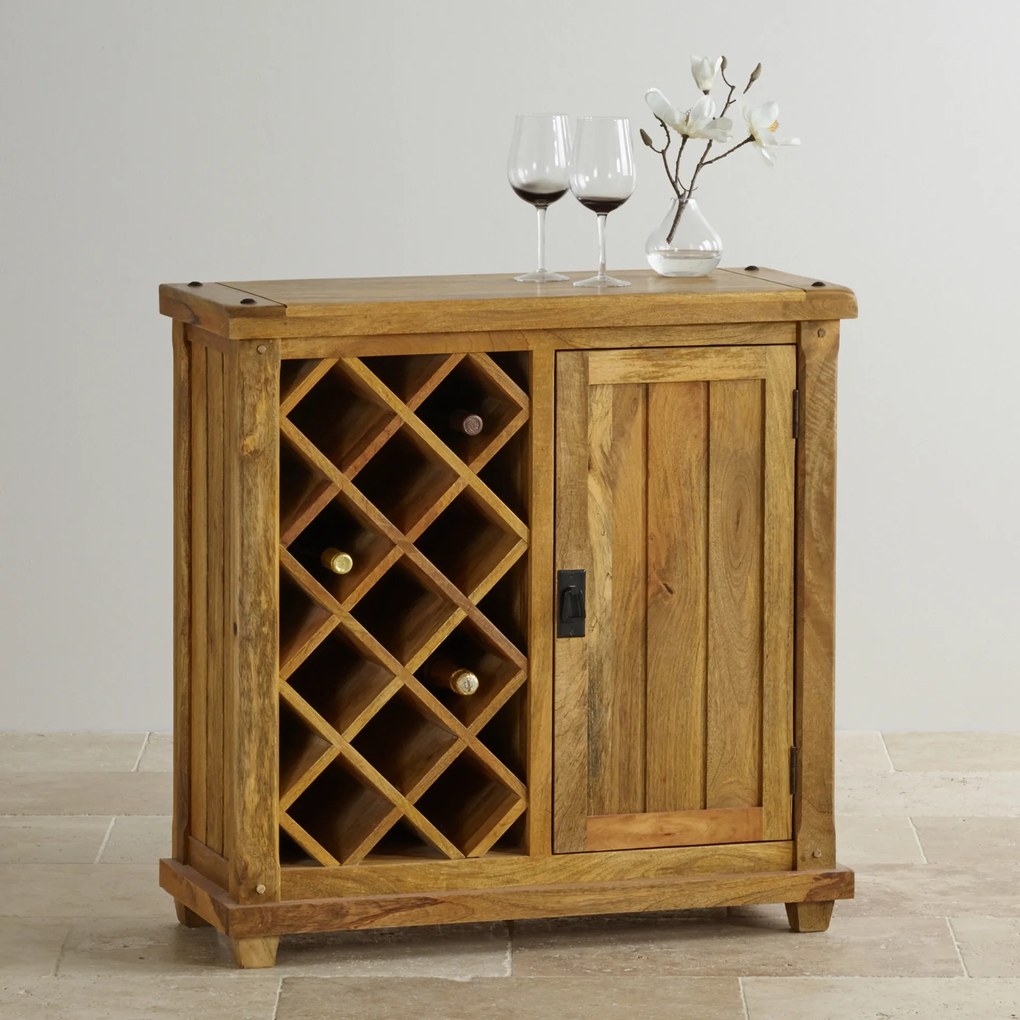 furniture-nabytek.cz - Barová skříň 90x90x45 z masivu mango