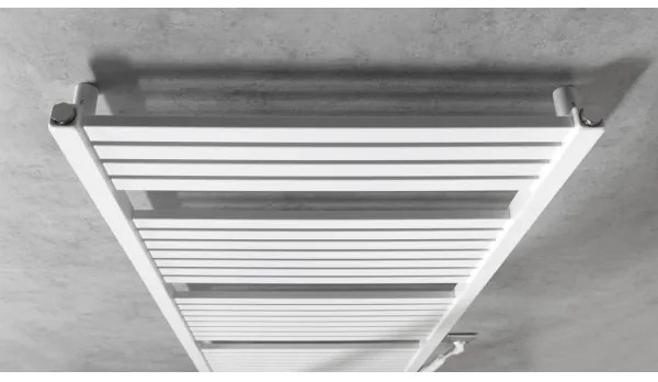 Aqualine - Kúpeľňový elektrický radiátor TONDI-E 600W/230V 133 cm biela rovný