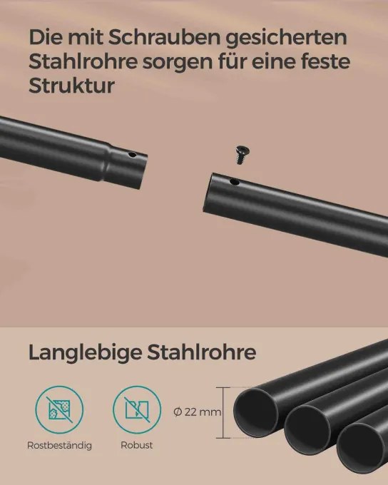 Závesný stojan na kolieskach HSR152B01