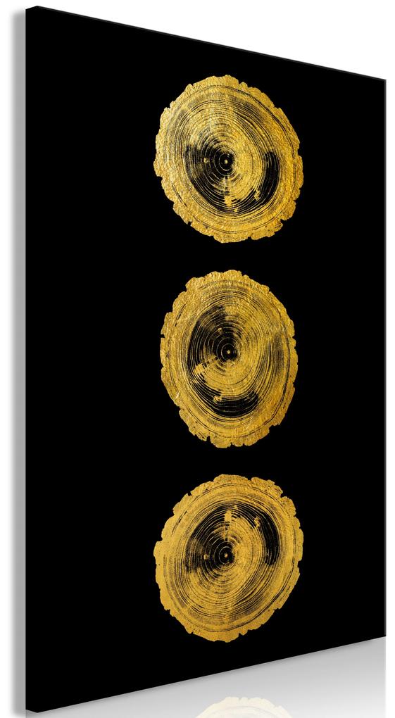 Artgeist Obraz - Golden Knots (1 Part) Vertical Veľkosť: 20x30, Verzia: Premium Print