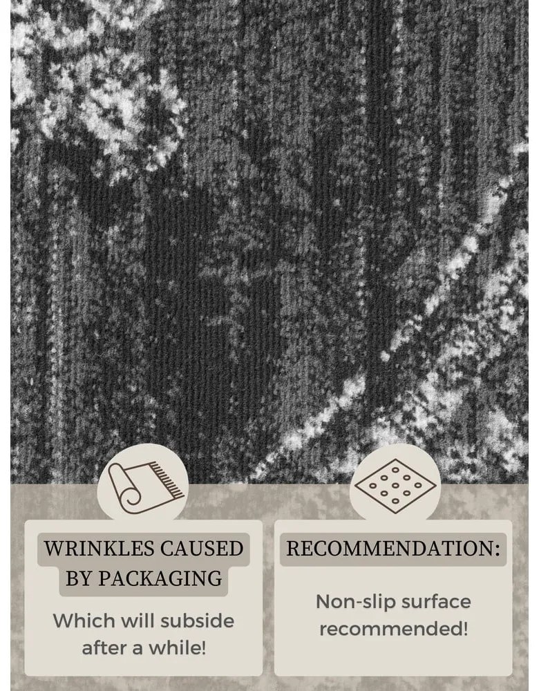 Sivý okrúhly koberec ø 120 cm Gloria Lydia – Hanse Home