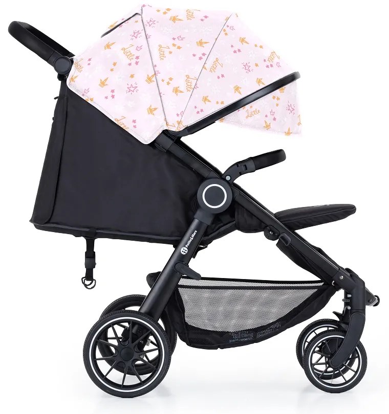 PETITE&MARS kočík Street+ RWS black + strieška limited 100 kingdom
