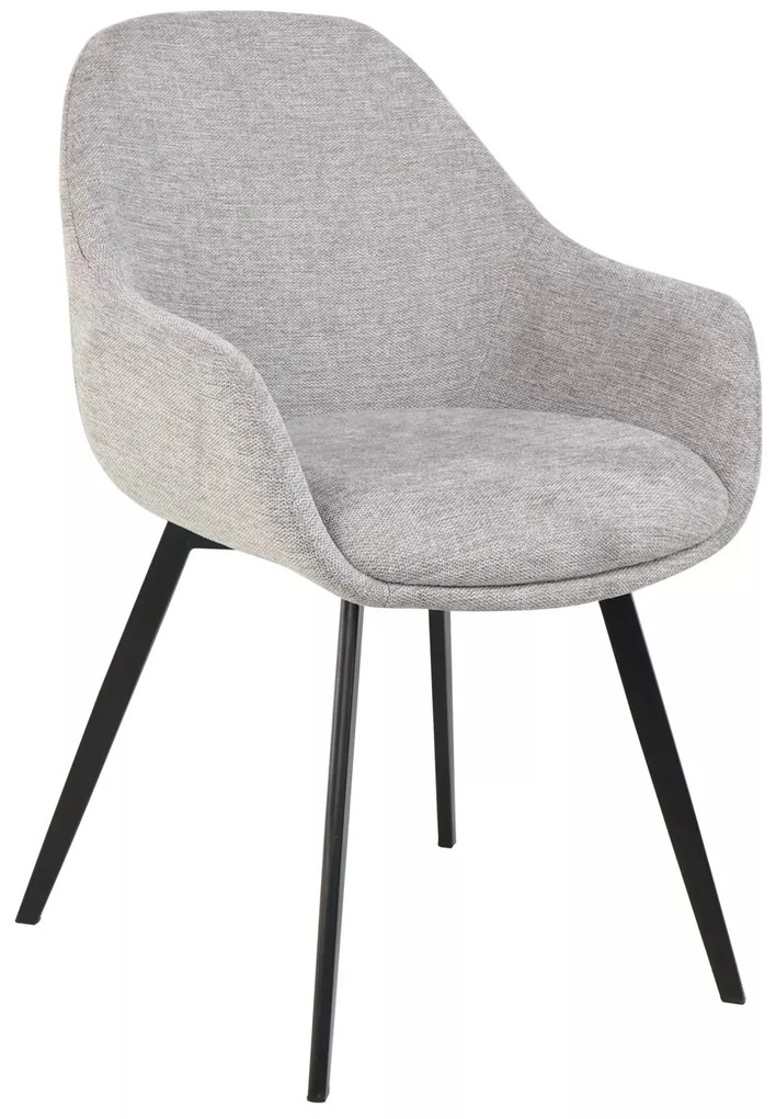 Jídelní křeslo Vinto Brego šedé/černé