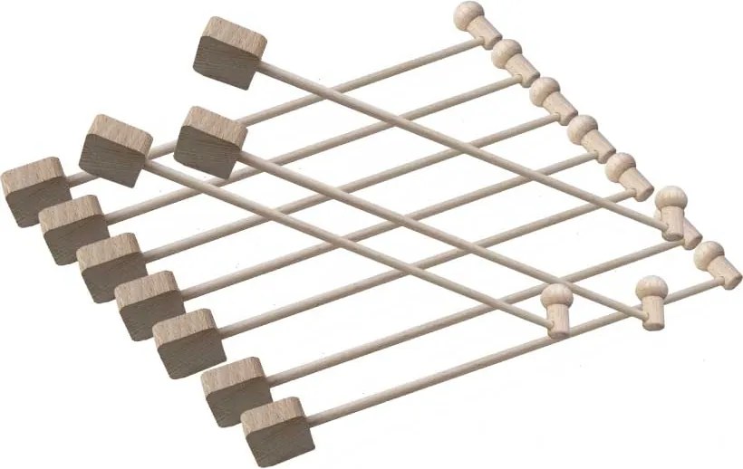 MARIONETINO – Tyčka k bábke – 10 ks