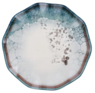 24-dielna jedálenská súprava, modrá, porcelán