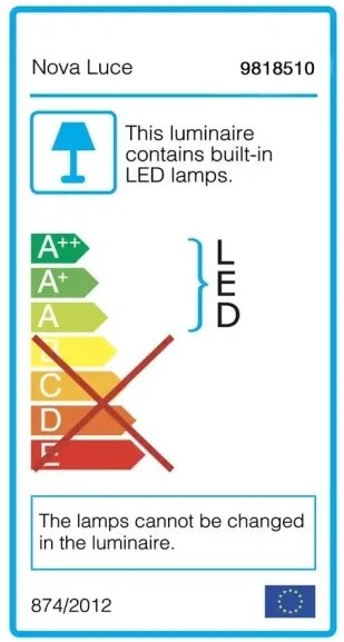 LED luster Grania 55 zlaté