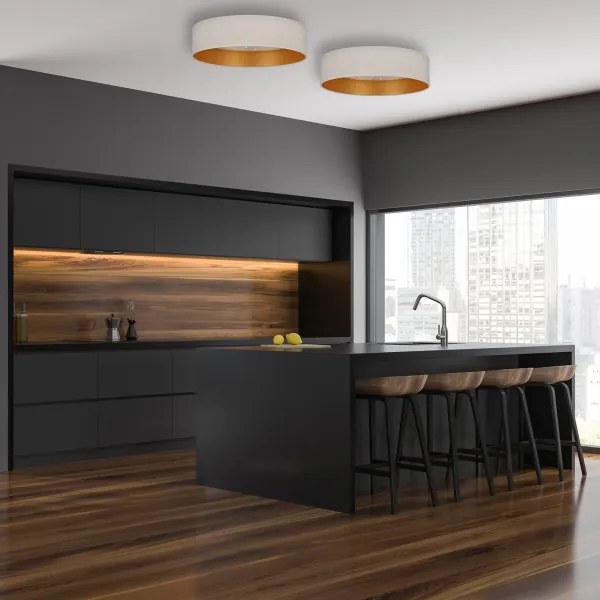 Brilagi - LED Stropné svietidlo VELVET STAR LED/24W/230V pr. 40 cm krémová/zlatá