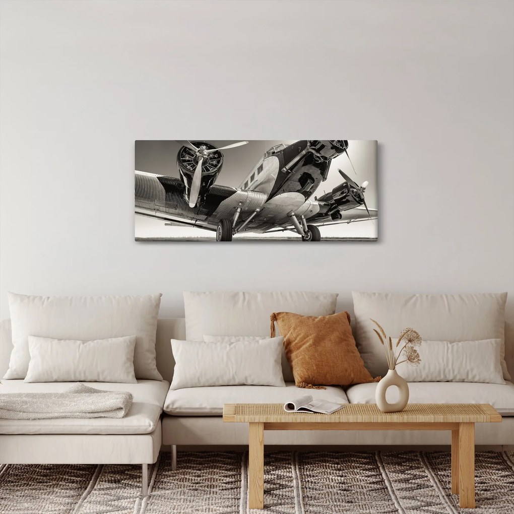 Obraz - Historické lietadlo (120x50 cm)