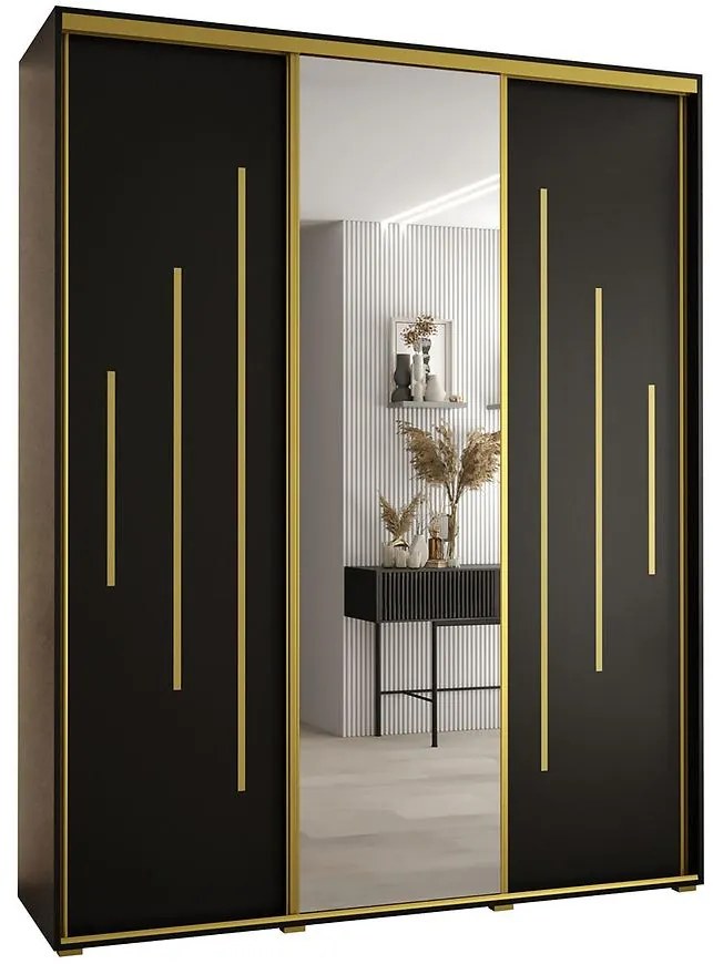 Skriňa 45 Canaris 13 200 čierna/gold