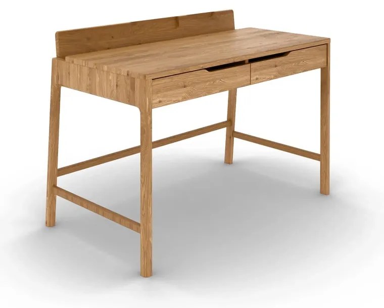 Pracovný stôl z dubového dreva 65x120 cm Twig – The Beds
