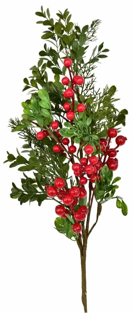 Vianočná zdobená vetva Navara, 70 cm