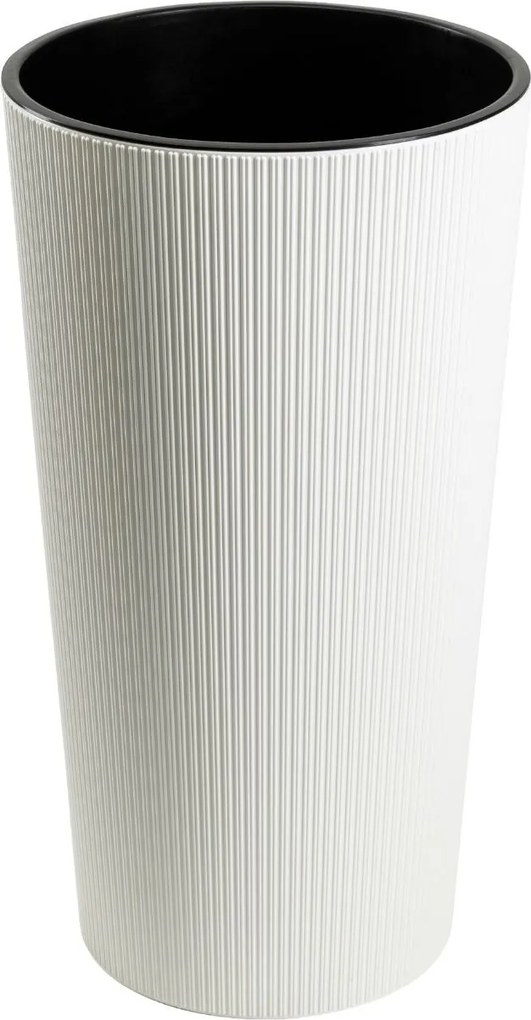 Plastový kvetináč URBANIKA ECO 75x40,9 cm biely
